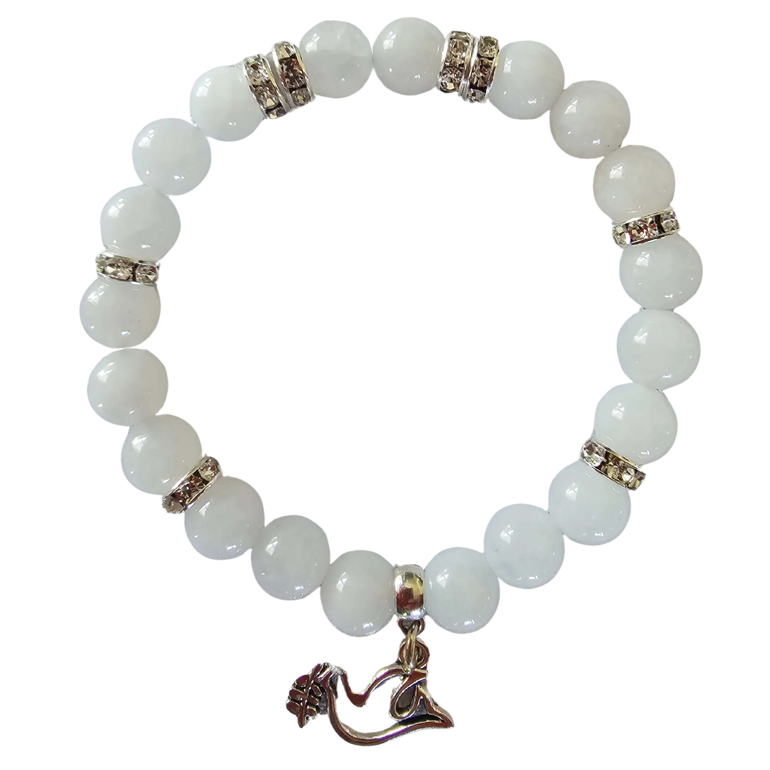 Jade Stone Dove Bracelet