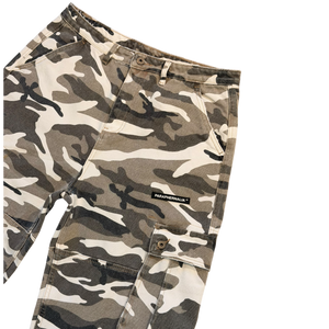STONE WASHED CAMO CARGO [PANTS]