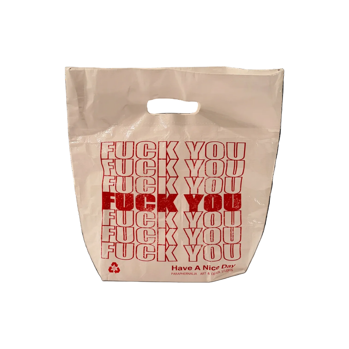 F.U. [TRASH BAG TOTE]