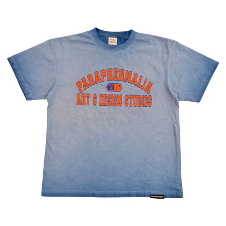 BLUE OIL WASH [VARSITY TEE]