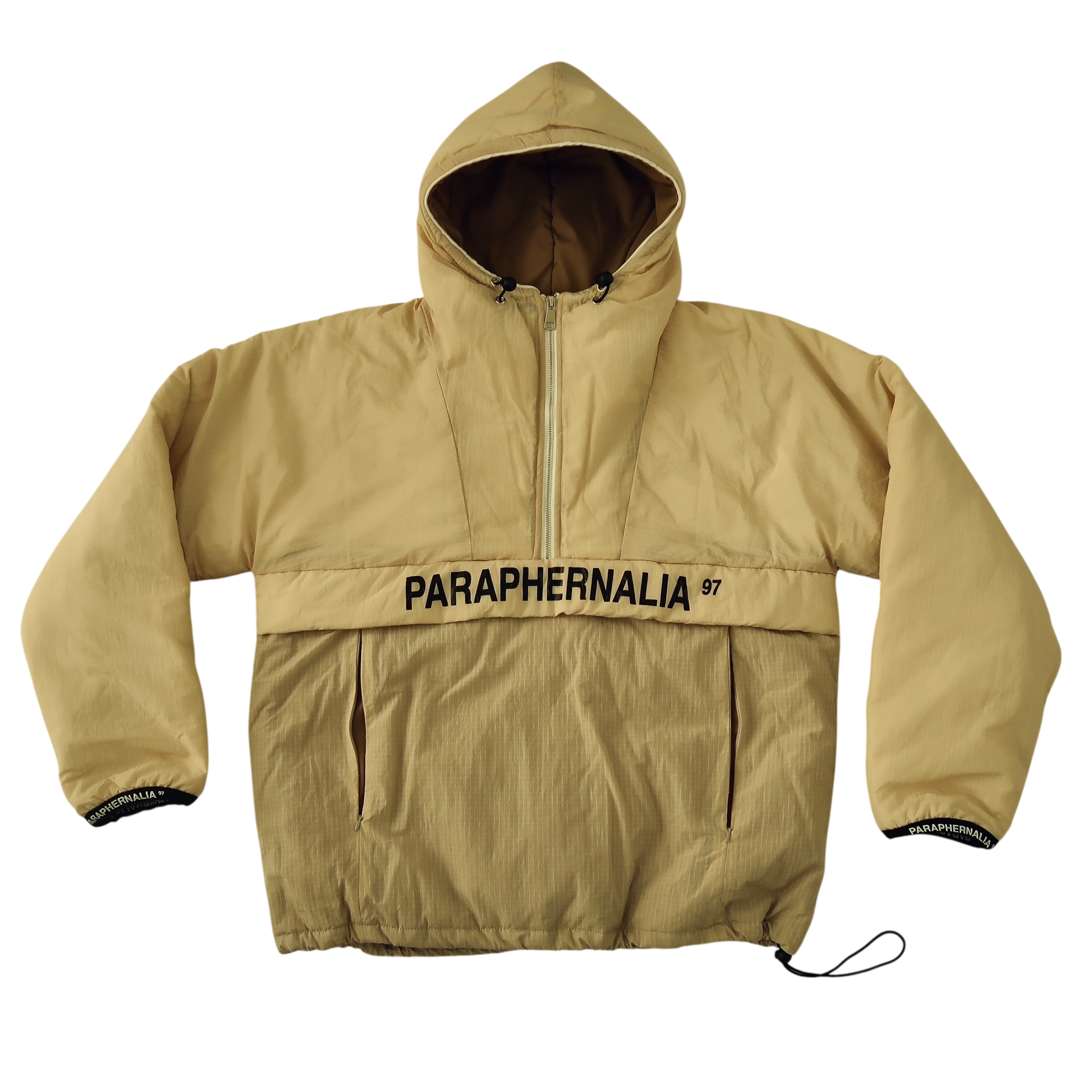 HALF-ZIP ANORAK [IVORY]