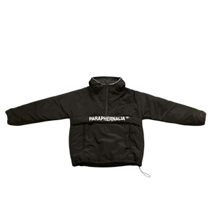 HALF-ZIP ANORAK [BLACK]