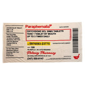 PRESCRIPTION BEACH TOWEL