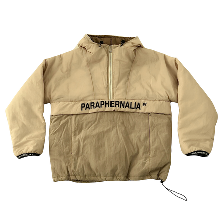HALF-ZIP ANORAK [IVORY]