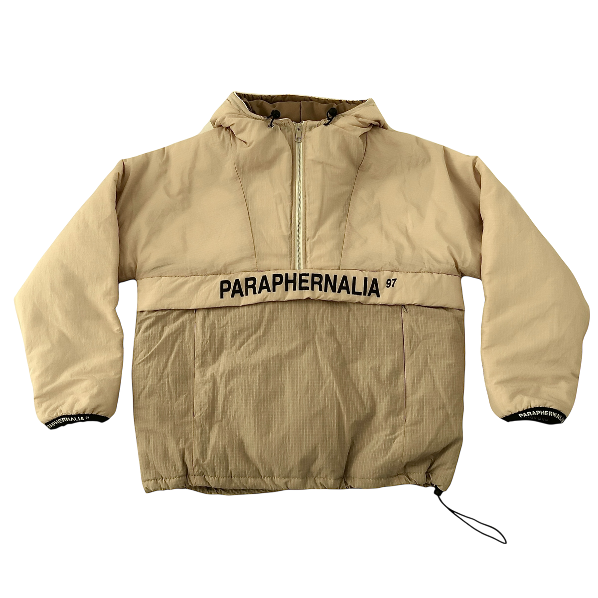HALF-ZIP ANORAK [IVORY]