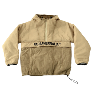 HALF-ZIP ANORAK [IVORY]