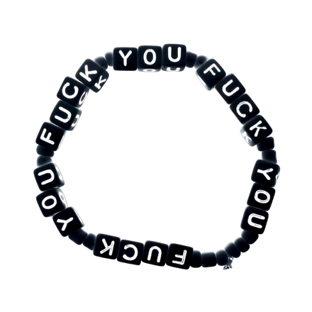 Fuck You [bracelet][black]