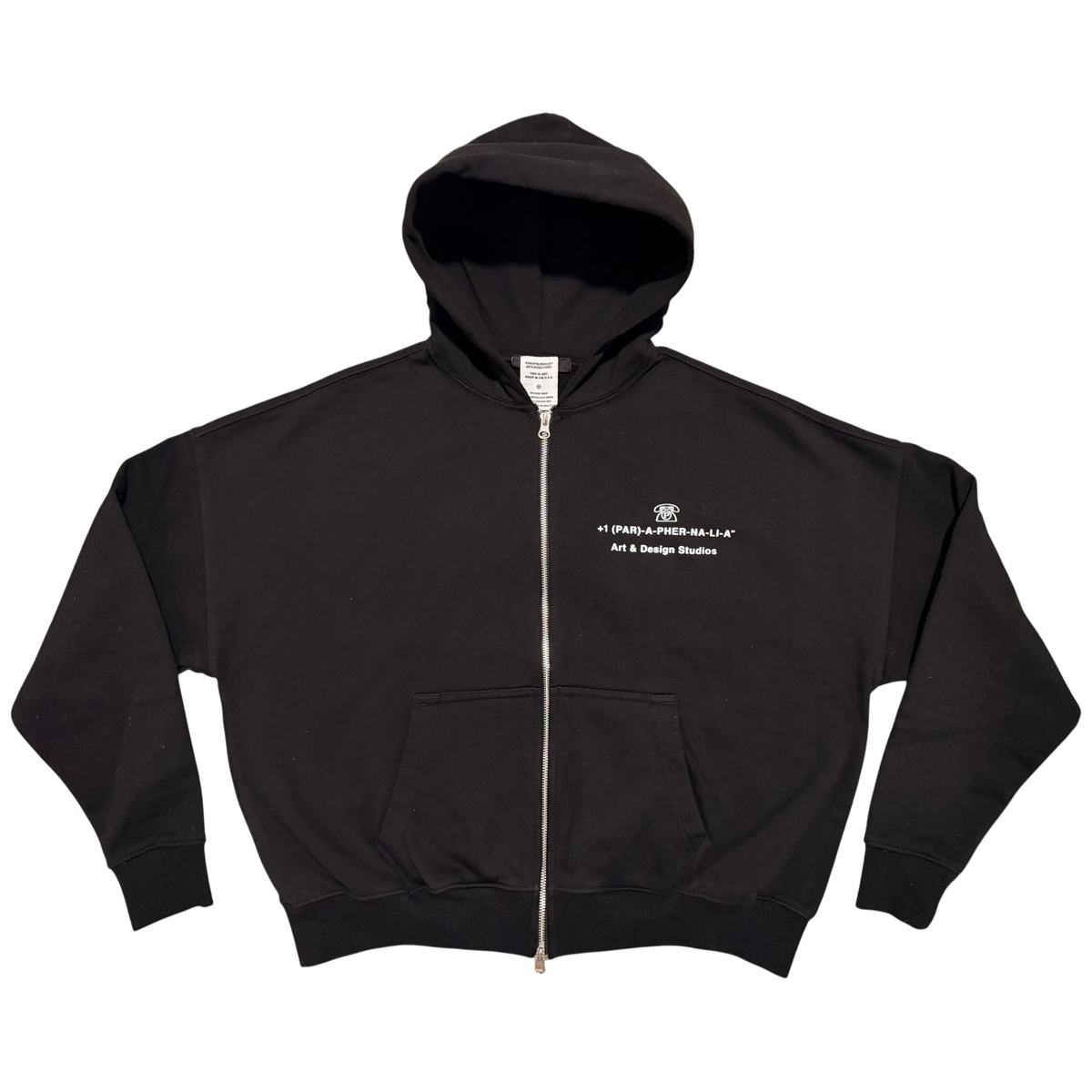 +1 [CROPPED ZIP UP HOODIE]