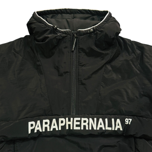 HALF-ZIP ANORAK [BLACK]