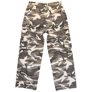 STONE WASHED CAMO CARGO [PANTS]
