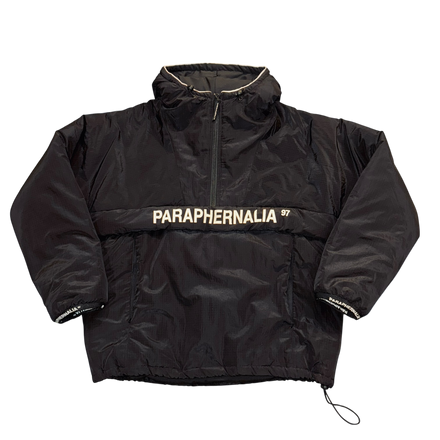 HALF-ZIP ANORAK [BLACK]