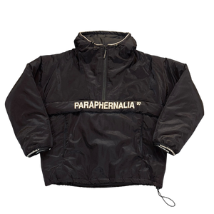 HALF-ZIP ANORAK [BLACK]