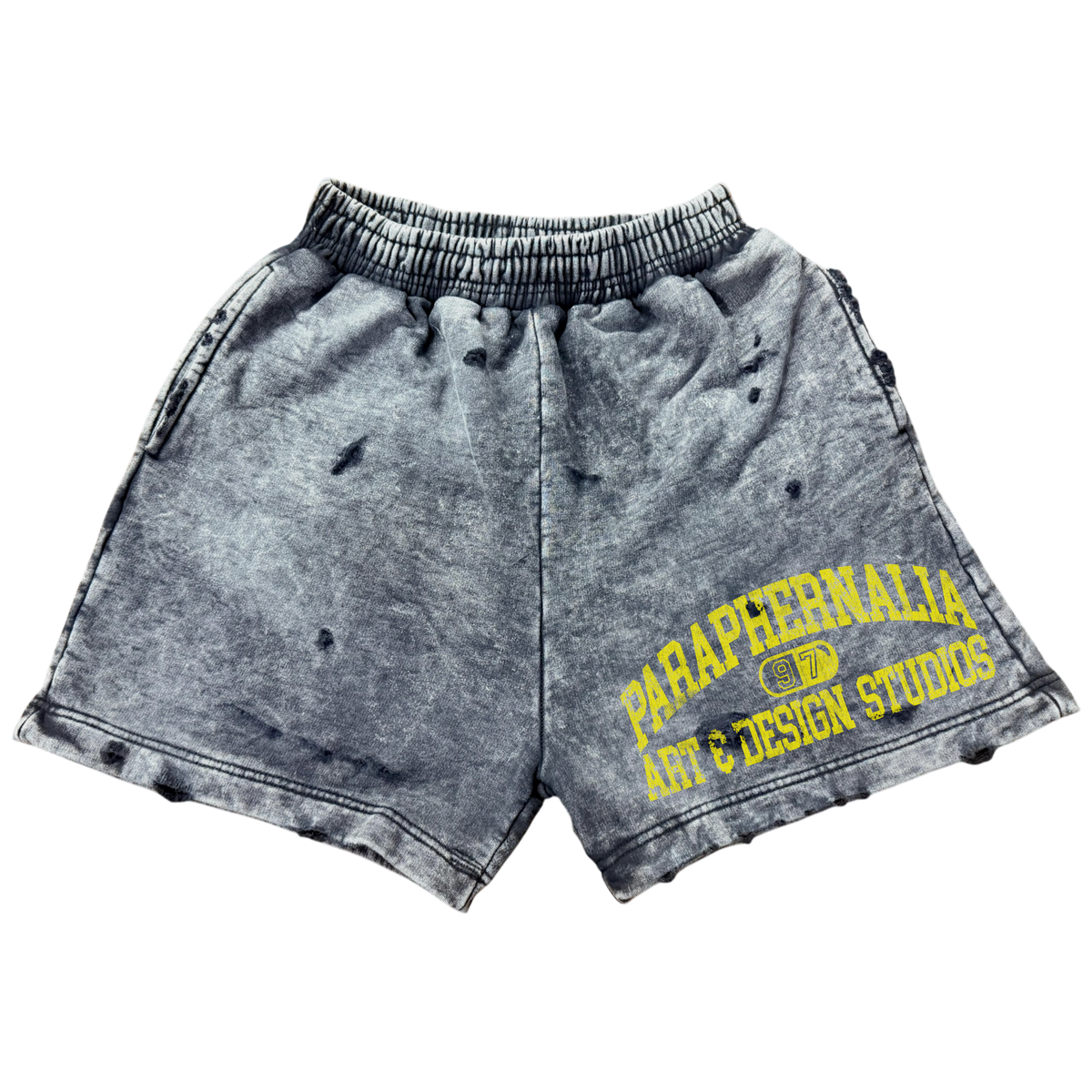 THRASHED VARSITY [SHORTS]