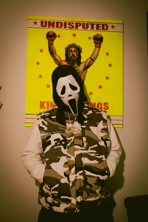 CAMO VEST - Charcoal – Paraphernalia 97 Ghostface 2026 lookbook