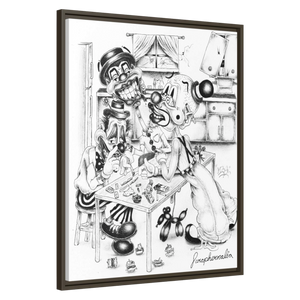 1 of 10 GOOD FRIEND BAD HABITS - FRAMED CANVAS